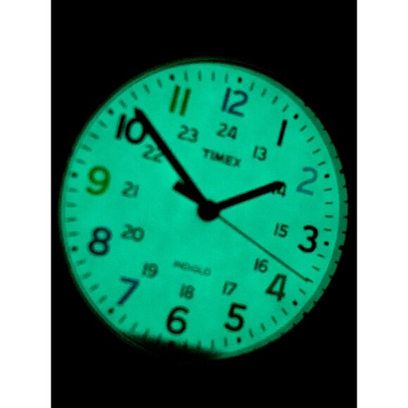 Timex Women's Watch T2N837 Indiglo Quartz White Dial Brown Leather Strap 31mm - Picture 7 of 14